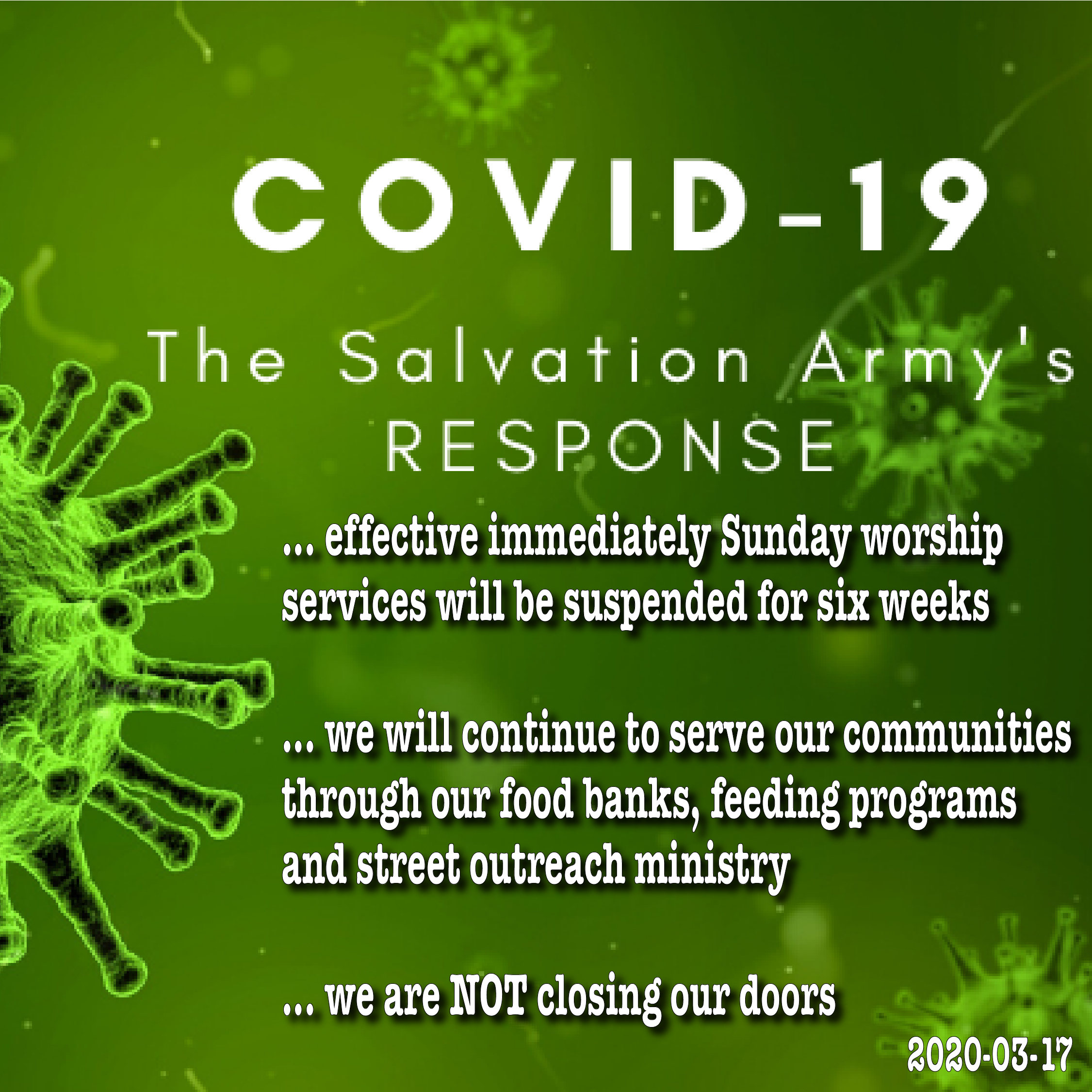 covid19 response poster