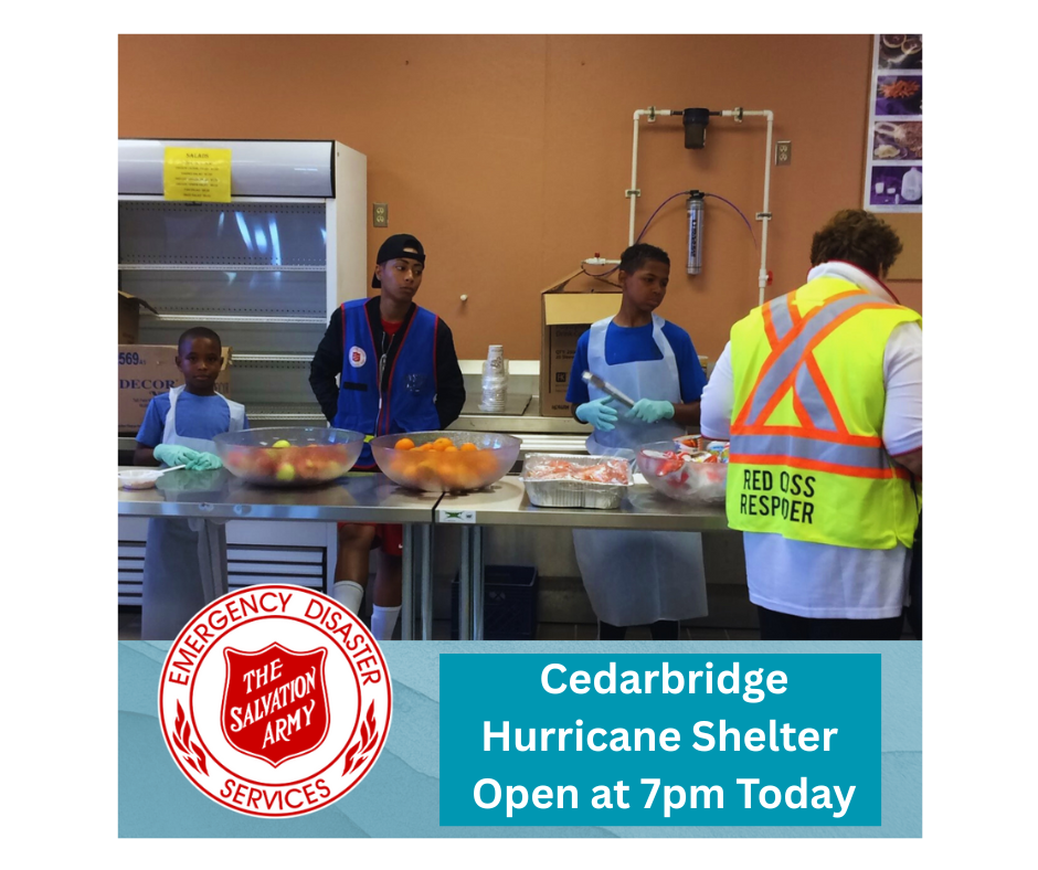 Shelter Opening Notice – Hurricane Melissa