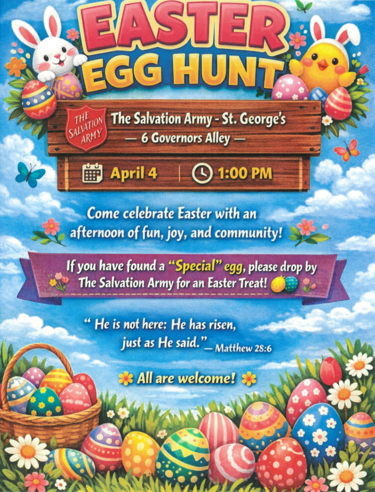 Easter Egg Hunt & Colouring Contest