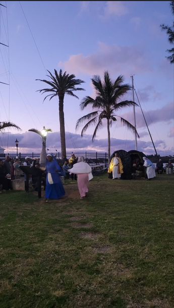 Calvary sunrise service at Ordinance Island